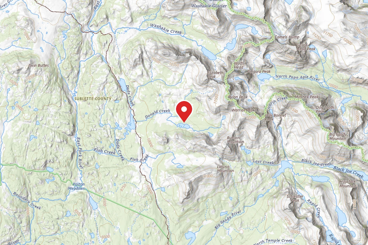 Dispersed Site near 42.7587, -109.2605