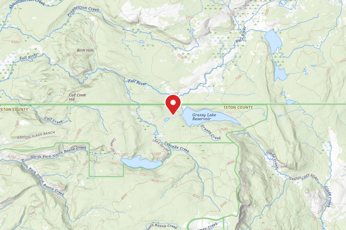 Dispersed Site near 44.1280, -110.8256