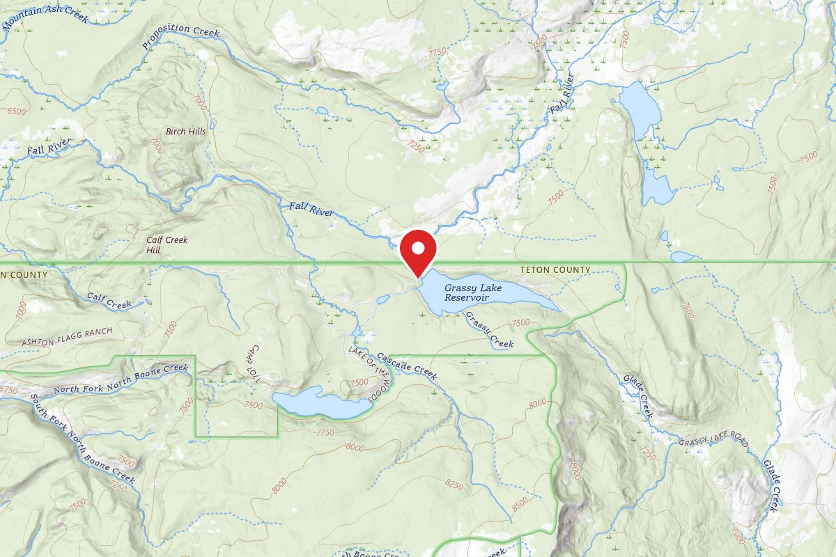 Dispersed Site near 44.1298, -110.8207