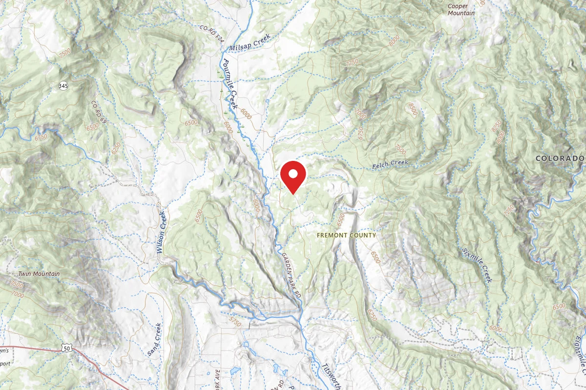 Dispersed Site near 38.5381, -105.2111