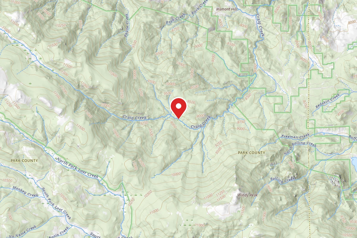 Dispersed Site near 39.3372, -105.4733
