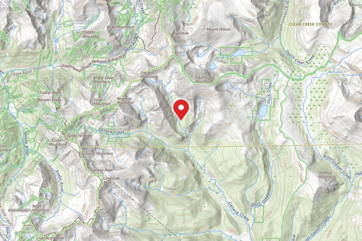 Dispersed Site near 39.5765, -105.7716