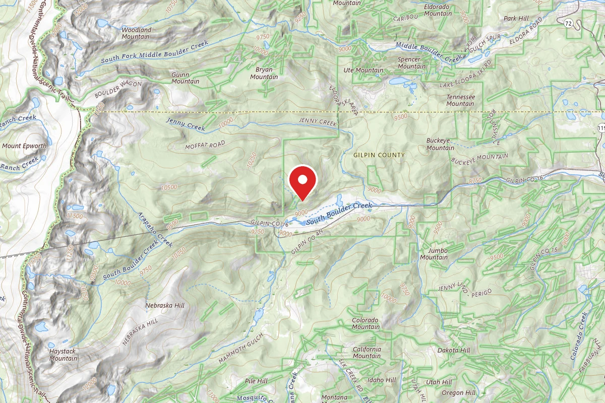 Dispersed Site near 39.9089, -105.6043
