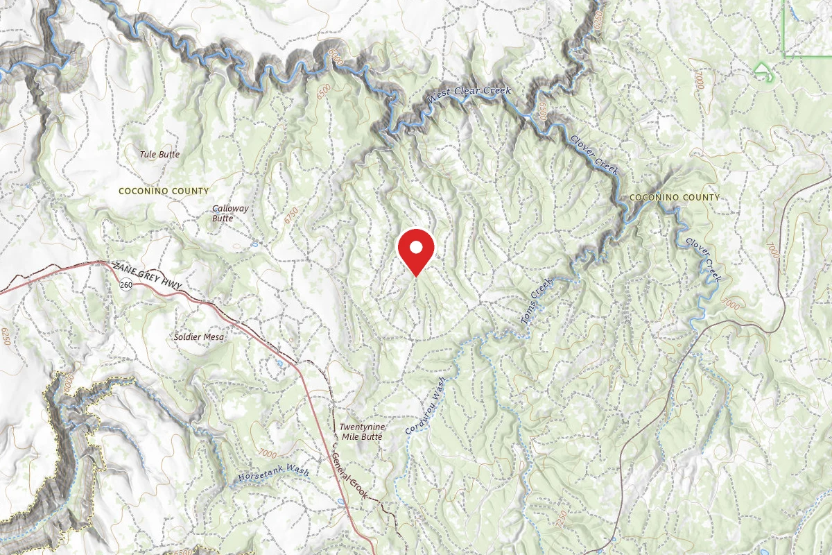 West Clear Creek Dispersed Camping