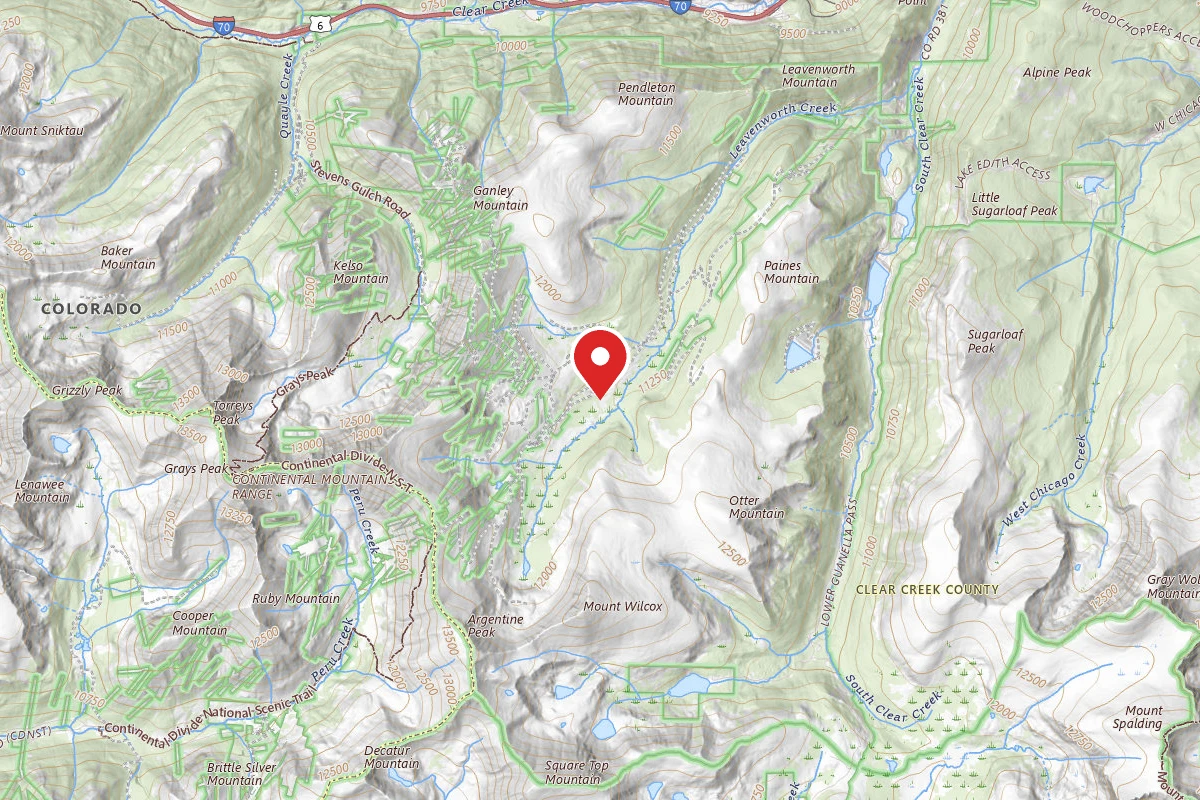 Dispersed Site near 39.6438, -105.7540