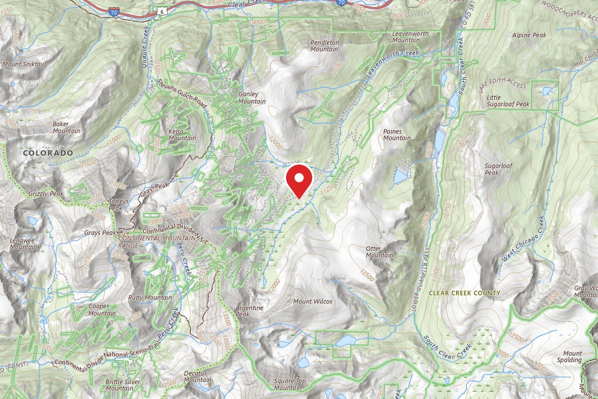 Dispersed Site near 39.6435, -105.7549