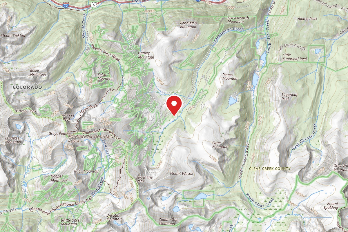 Dispersed Site near 39.6428, -105.7546