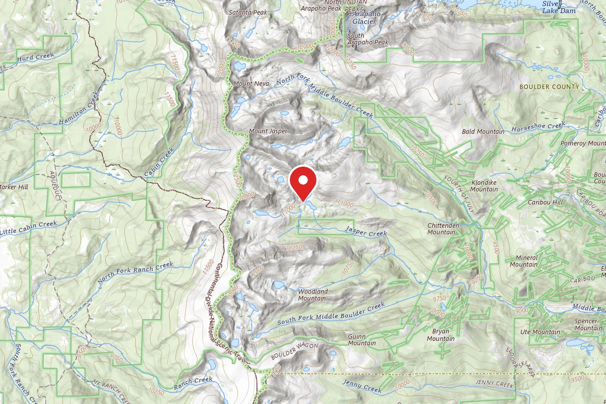 Dispersed Site near 39.9771, -105.6642