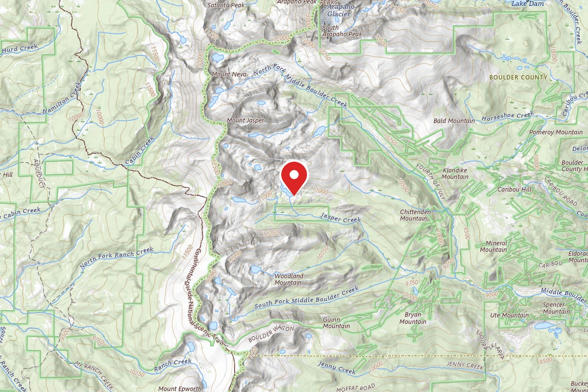 Dispersed Site near 39.9753, -105.6591