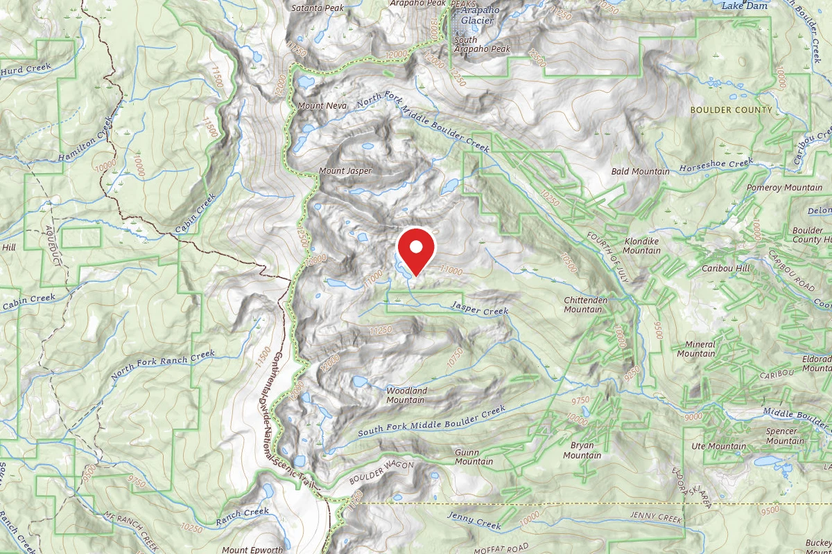 Dispersed Site near 39.9755, -105.6586