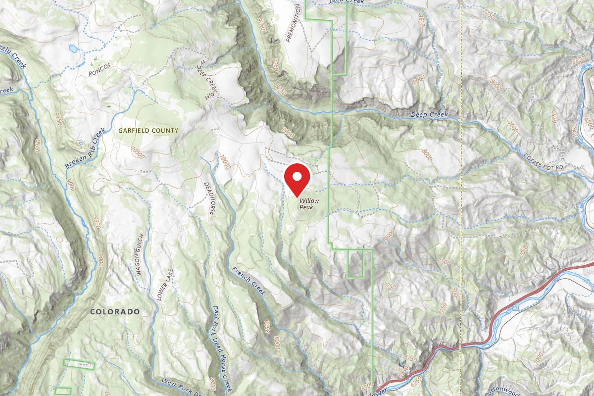 Dispersed Site near 39.6645, -107.1705