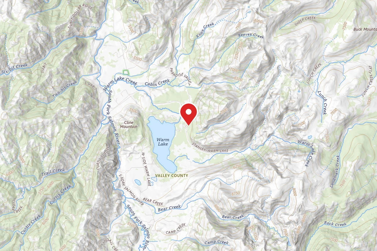 Boise National Forest Warm Lake Campground