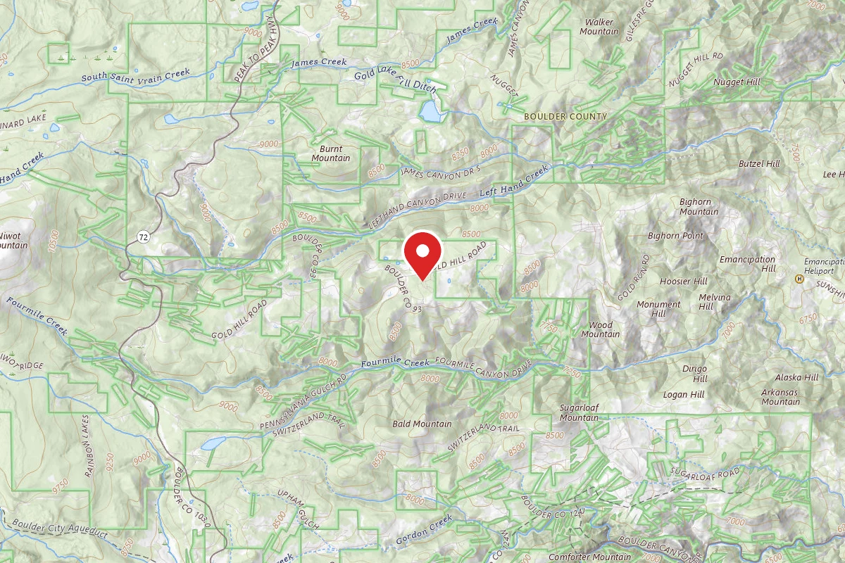 Dispersed Site near 40.0532, -105.4516