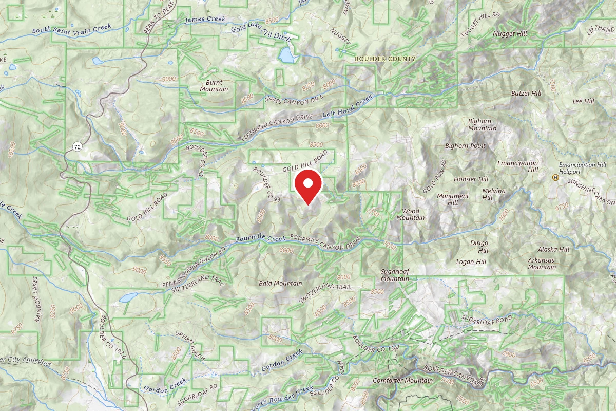 Dispersed Site near 40.0465, -105.4425
