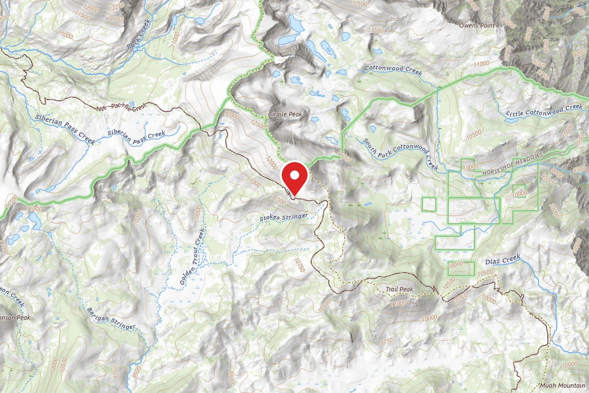 Dispersed Site near 36.4548, -118.2273