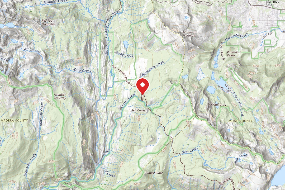 Dispersed Site near 37.5975, -119.0614