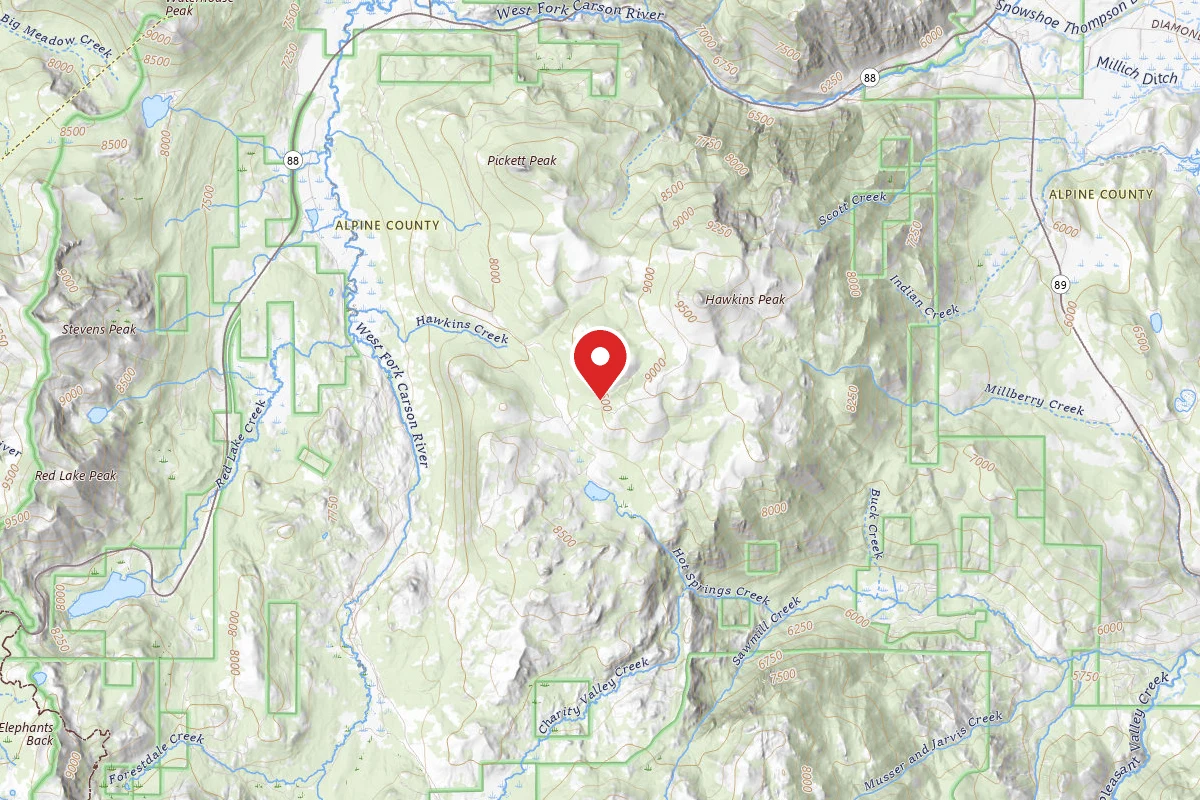 Dispersed Site near 38.7250, -119.8898