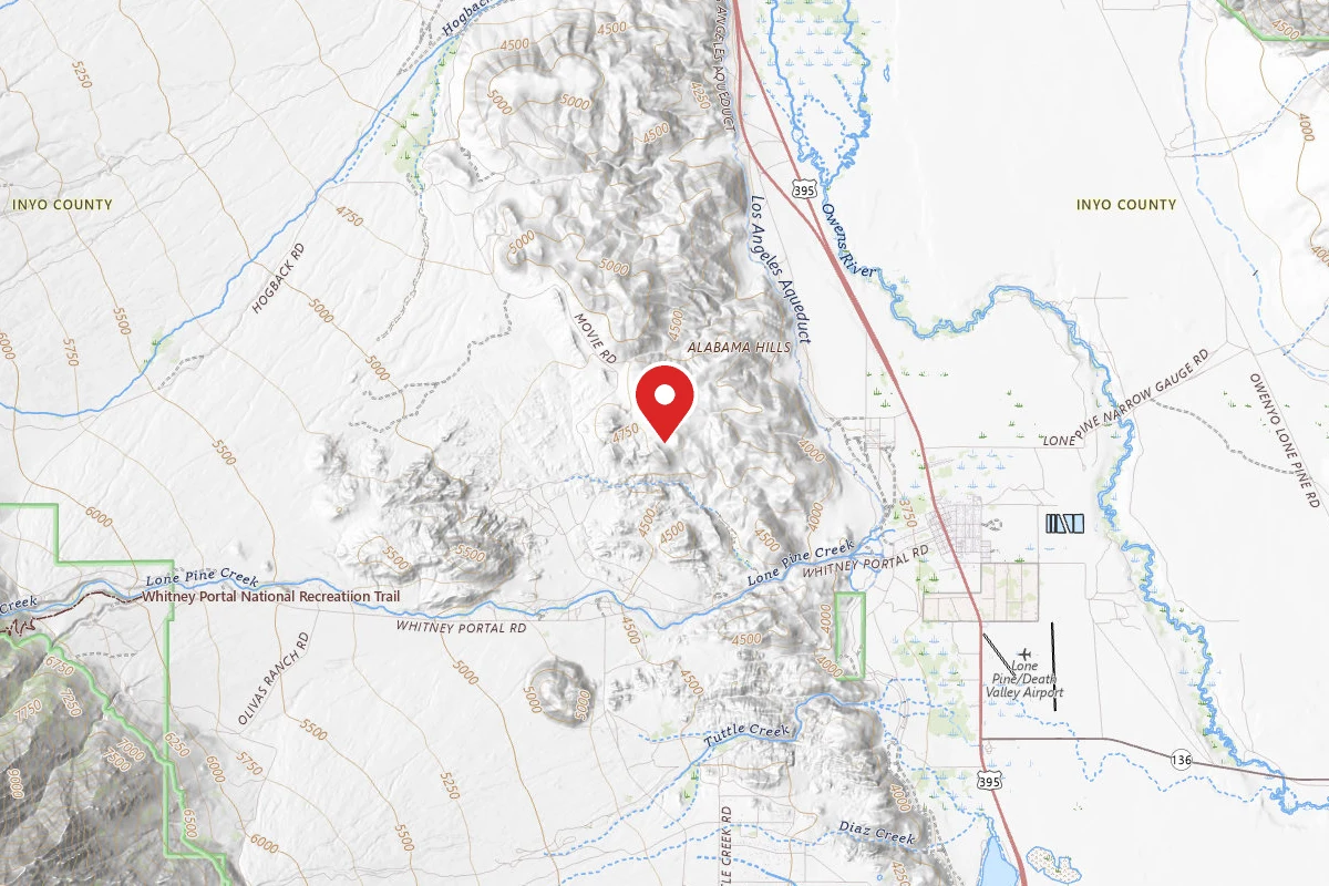 Dispersed Site near 36.6161, -118.1067