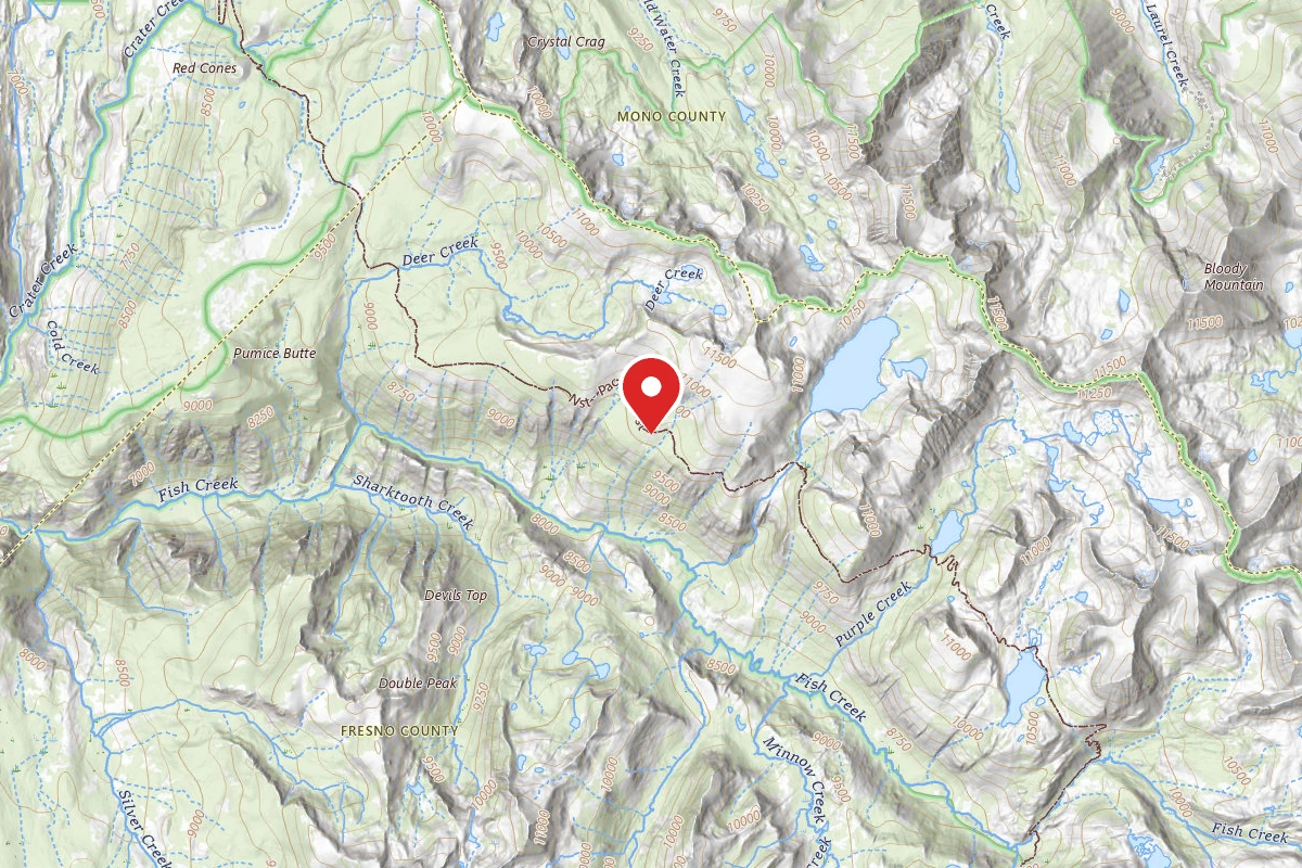 Dispersed Site near 37.5428, -118.9938