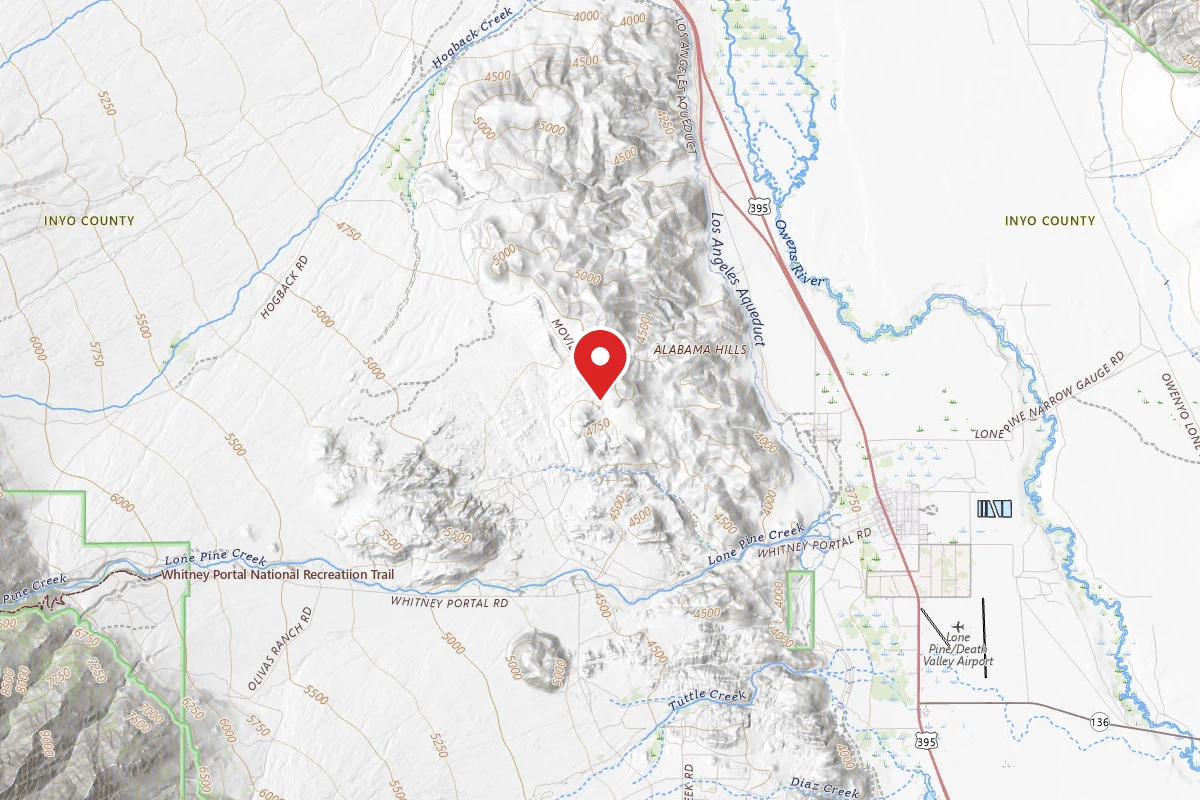 Dispersed Site near 36.6210, -118.1123