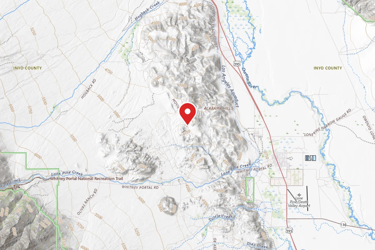 Dispersed Site near 36.6206, -118.1121