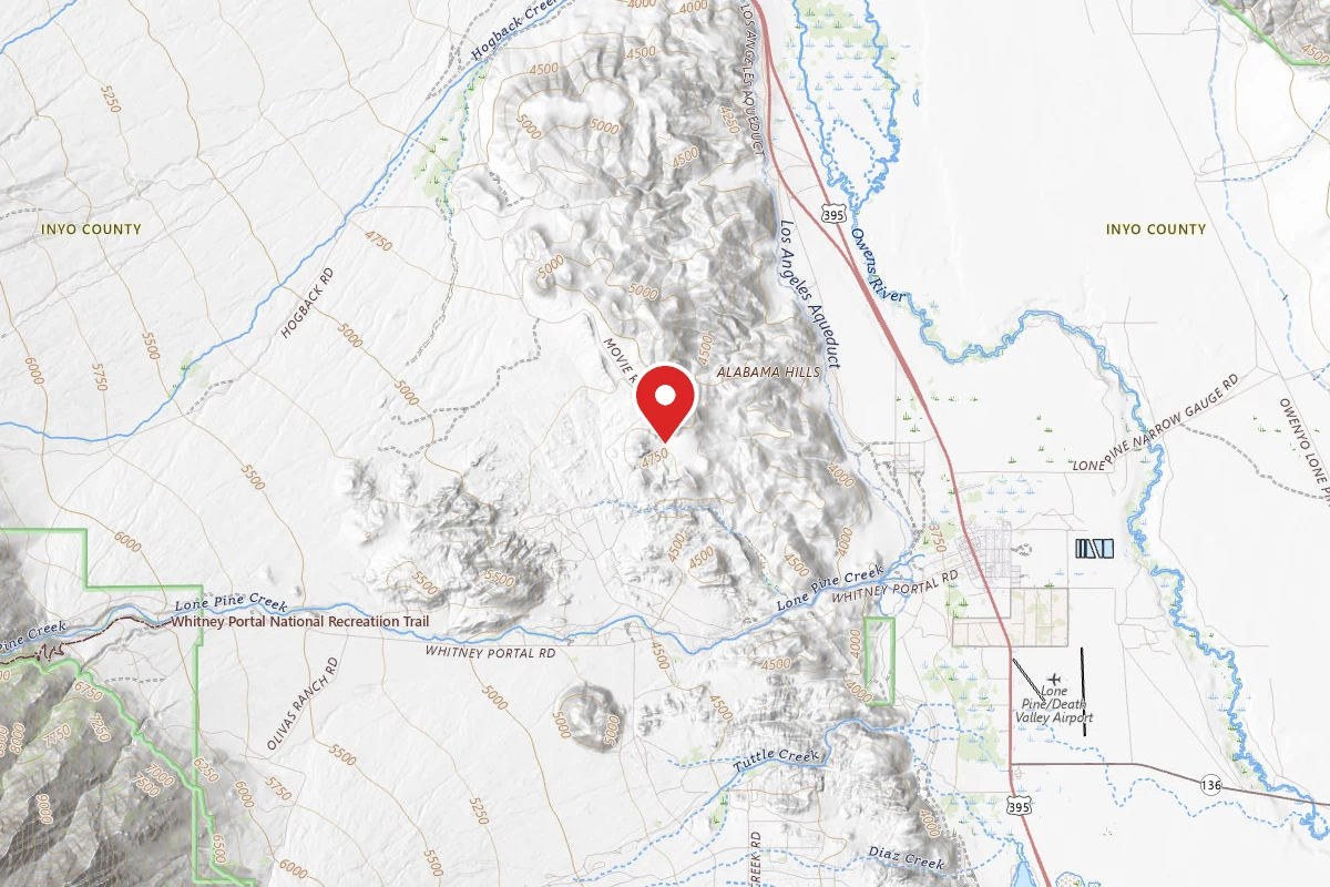 Dispersed Site near 36.6191, -118.1110