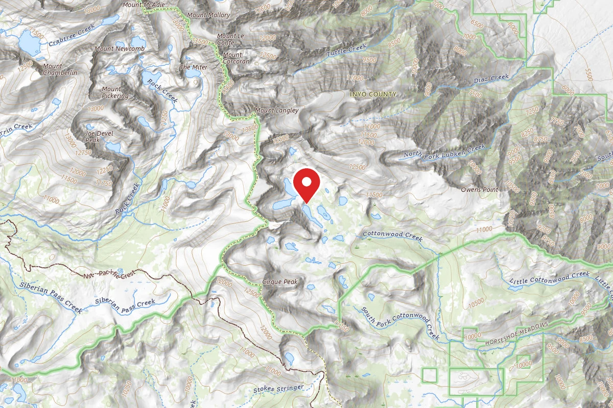 Dispersed Site near 36.4989, -118.2216