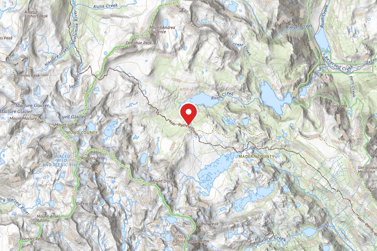 Dispersed Site near 37.7400, -119.1982
