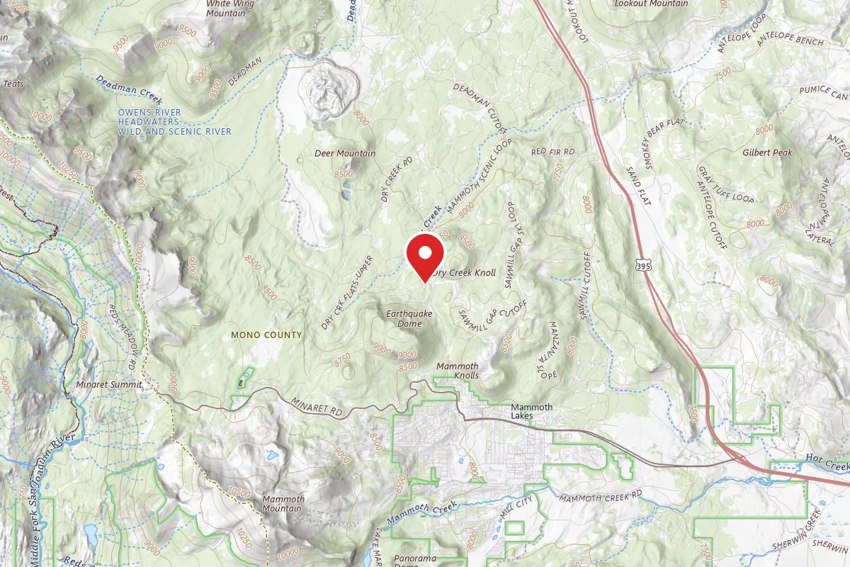 Dispersed Site near 37.6748, -118.9927