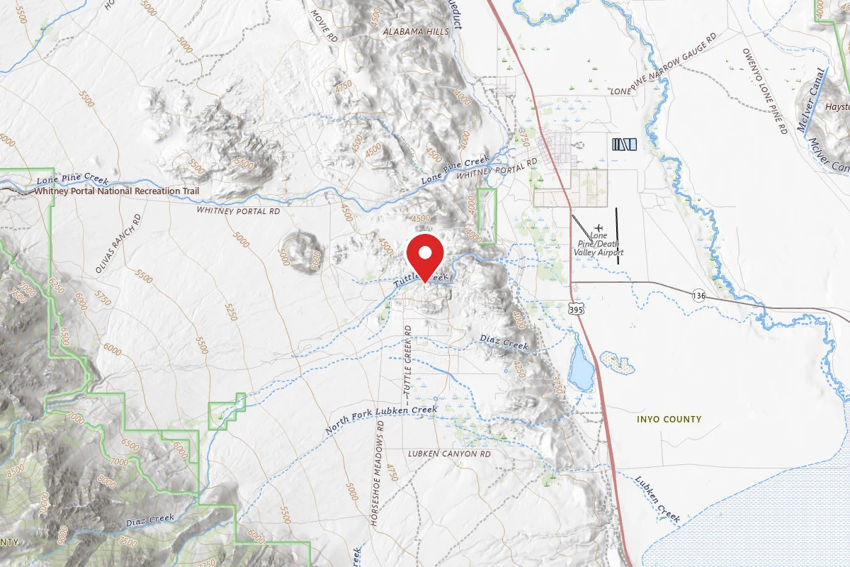 Dispersed Site near 36.5789, -118.0929