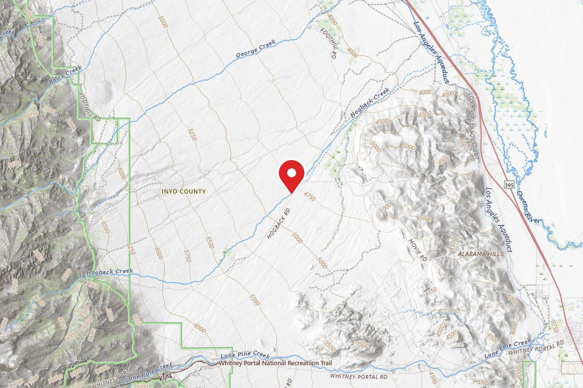 Dispersed Site near 36.6450, -118.1620
