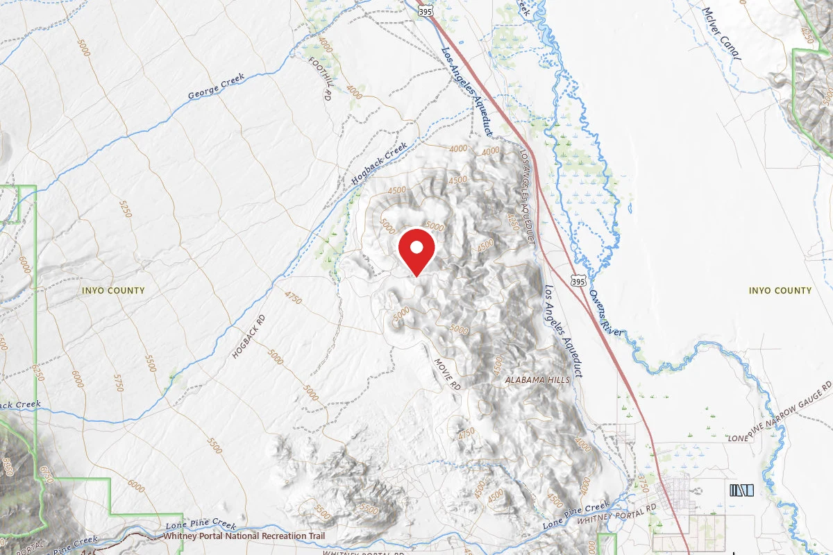 Dispersed Site near 36.6483, -118.1250