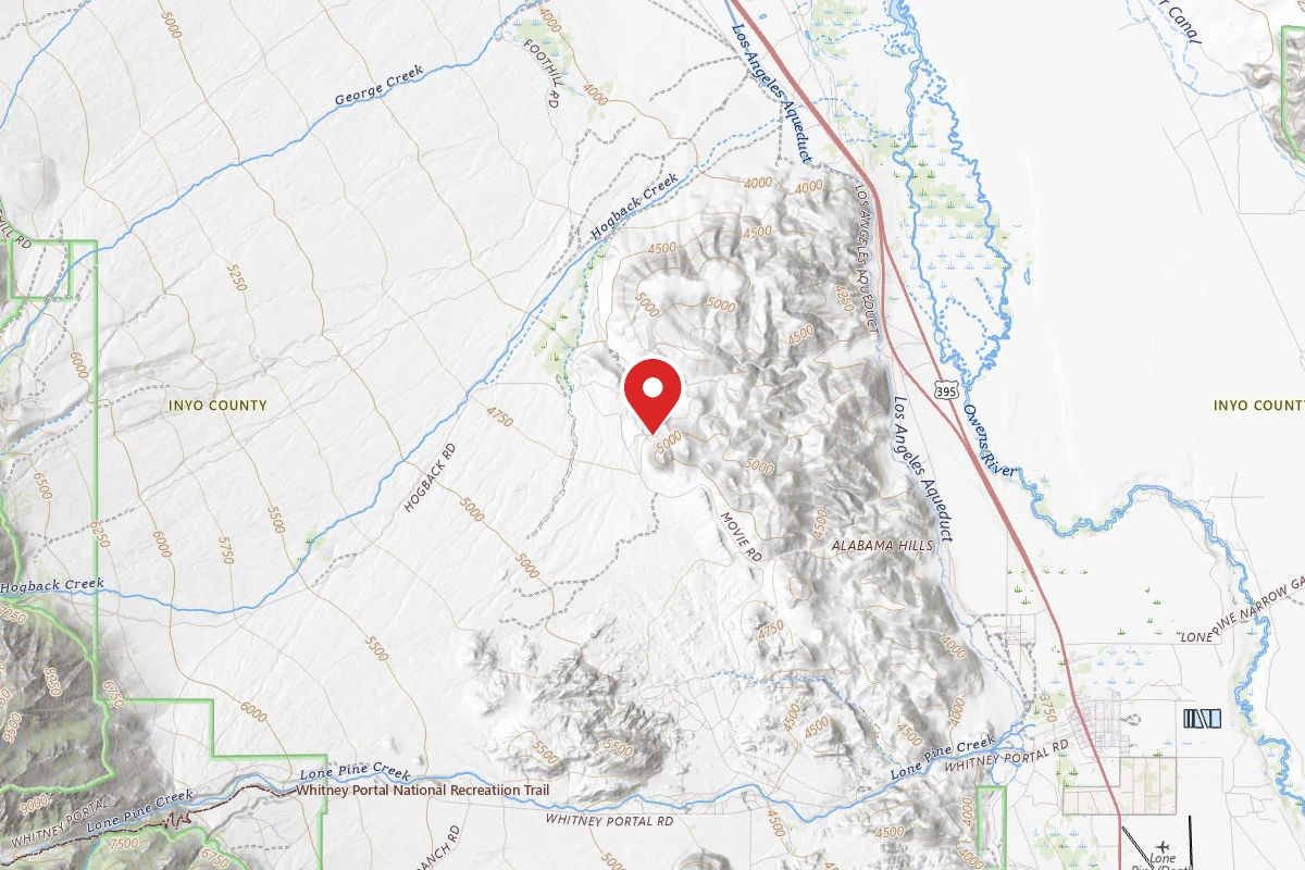 Dispersed Site near 36.6420, -118.1314