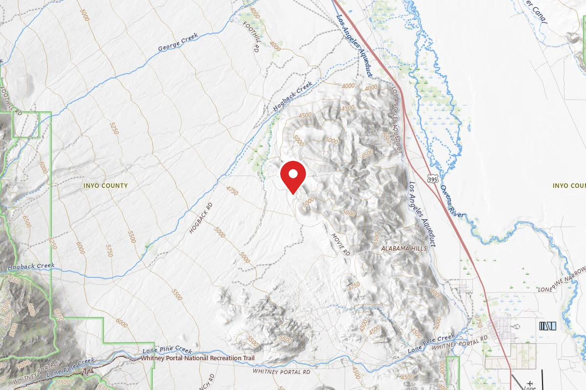 Dispersed Site near 36.6431, -118.1341