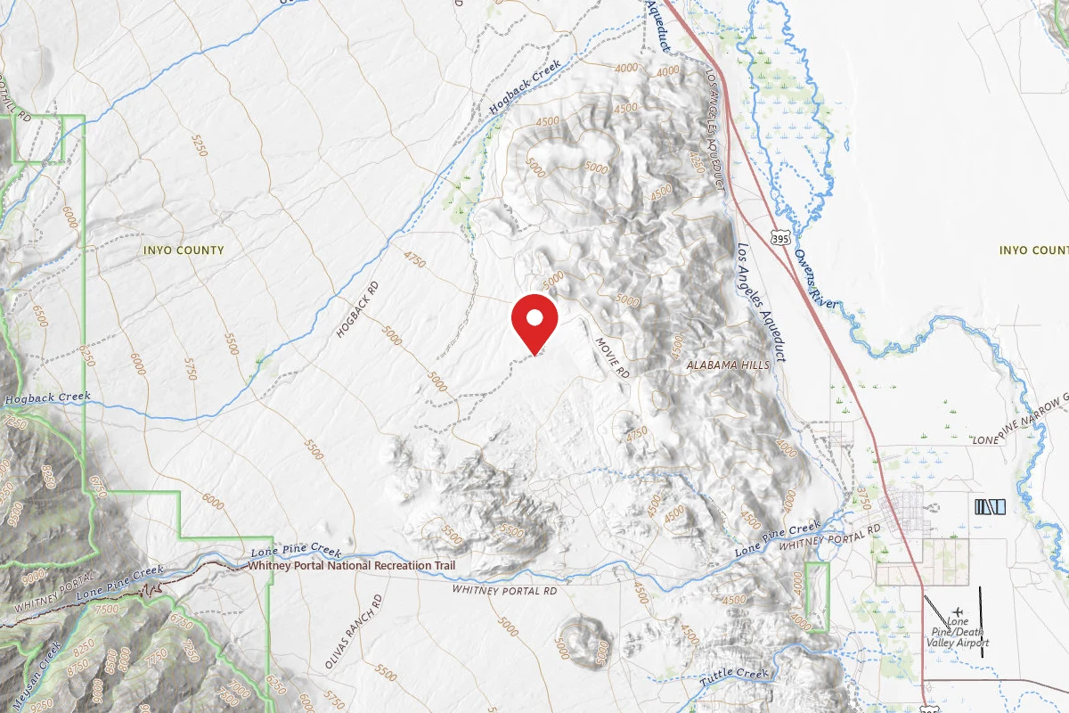 Dispersed Site near 36.6293, -118.1324