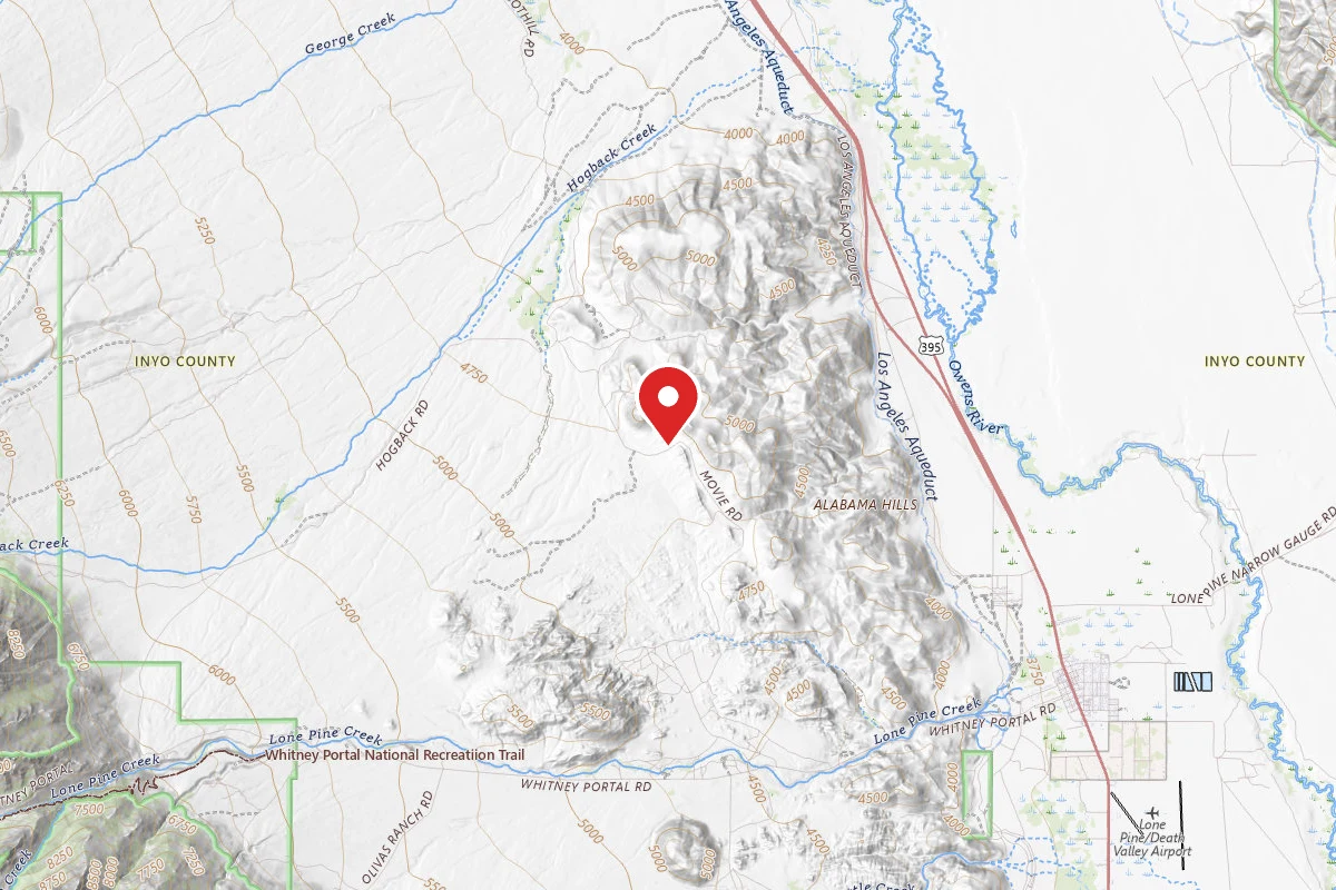 Dispersed Site near 36.6354, -118.1254