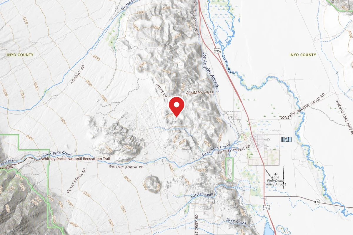 Dispersed Site near 36.6163, -118.1086