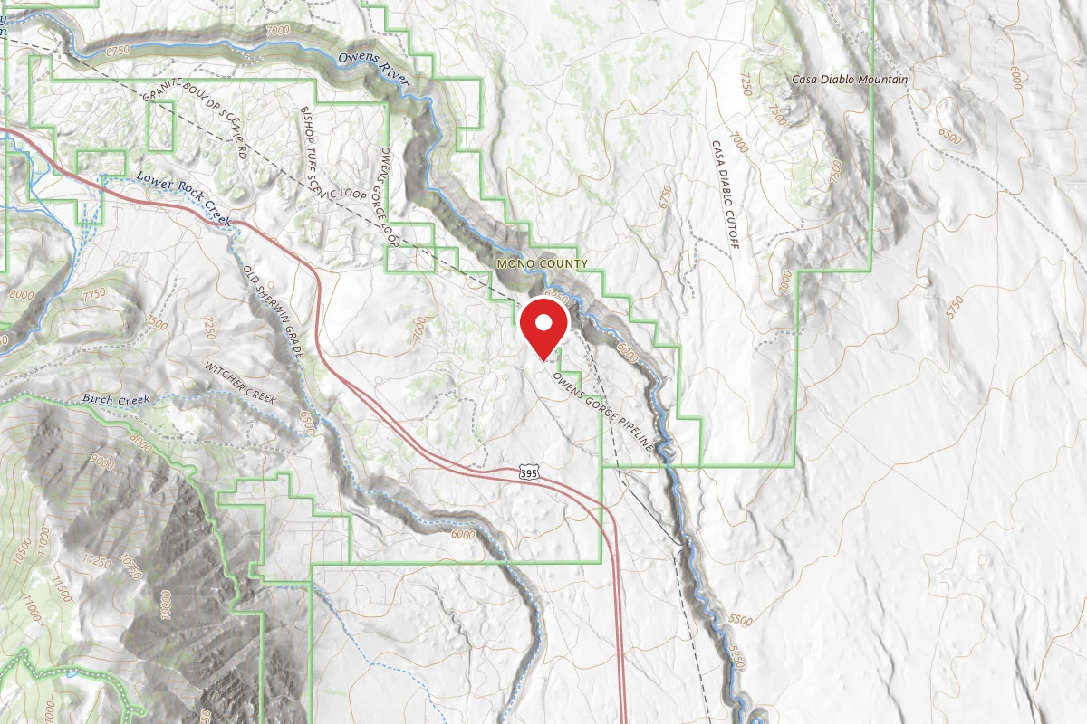 Dispersed Site near 37.5369, -118.5968