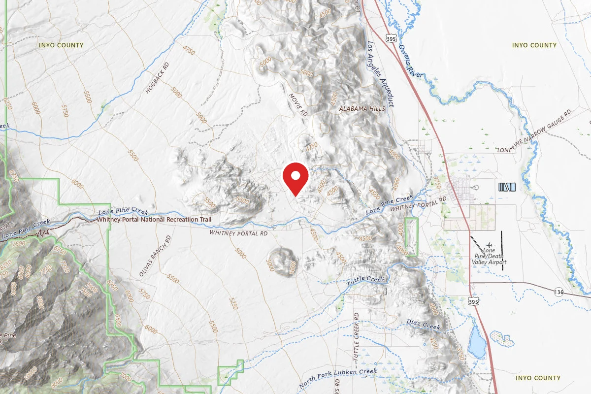 Dispersed Site near 36.6033, -118.1182