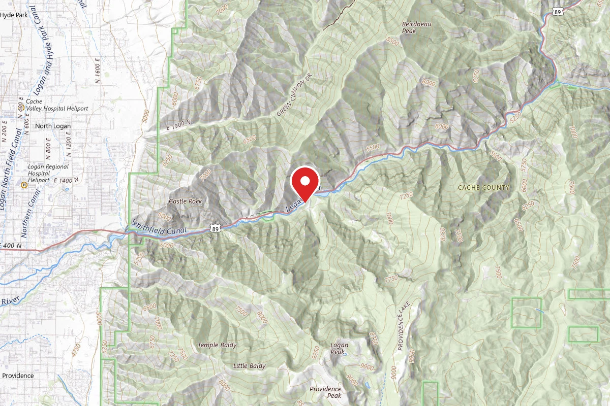 Dispersed Site near 41.7507, -111.7258