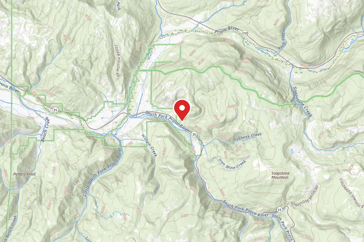 Dispersed Site near 40.5552, -111.1073