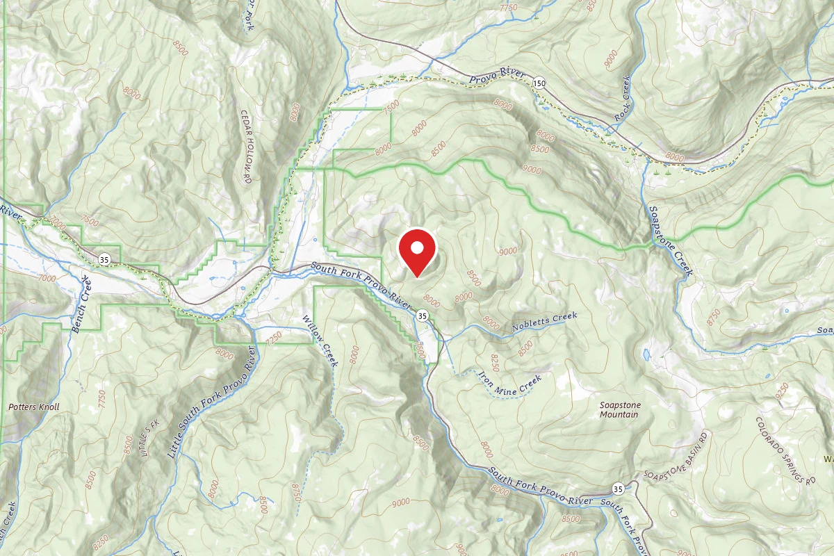 Dispersed Site near 40.5564, -111.1018