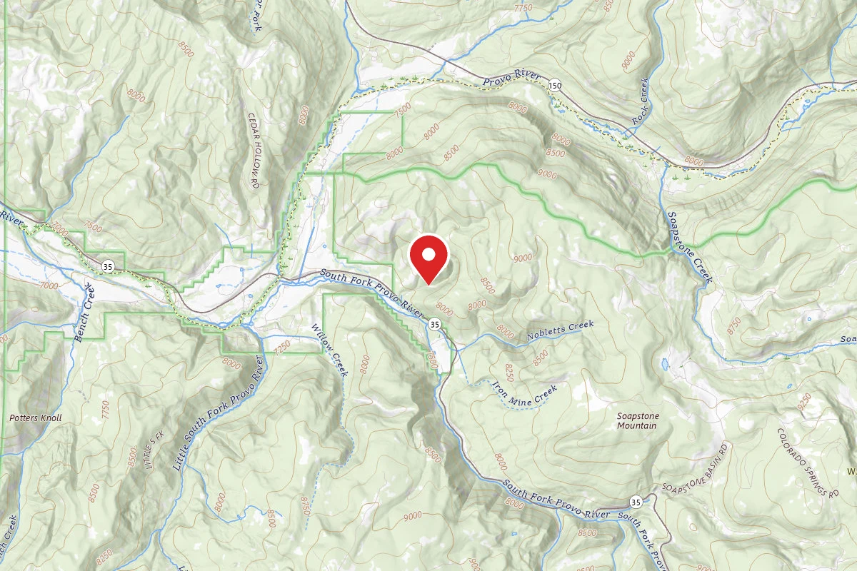 Dispersed Site near 40.5564, -111.1019