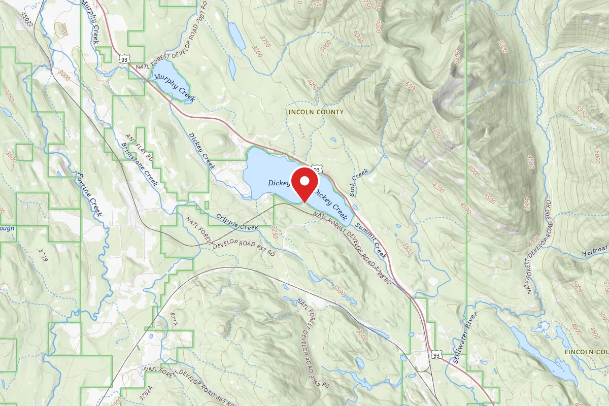 Kootenai National Forest North Dickey Lake Campground