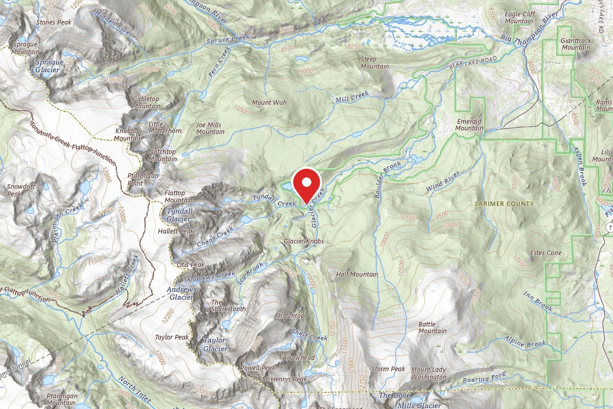 Glacier Gorge Backcountry Campsite