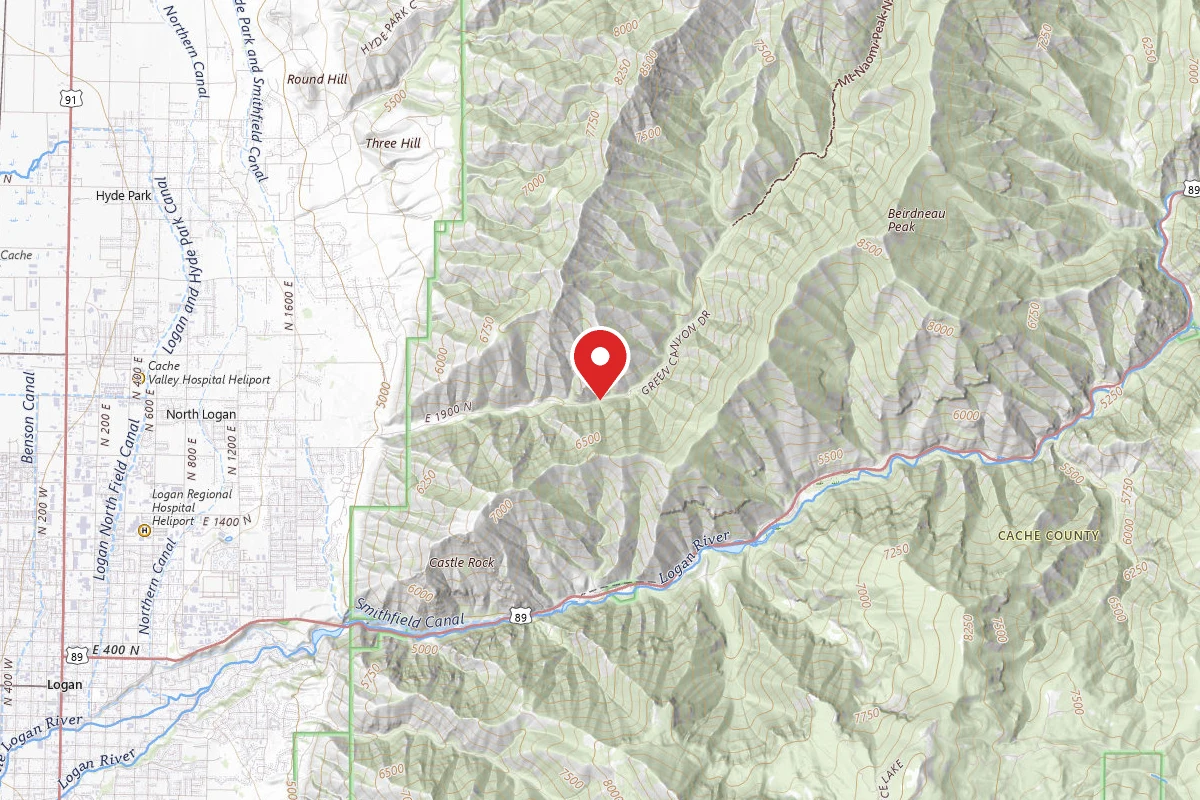 Dispersed Site near 41.7720, -111.7425