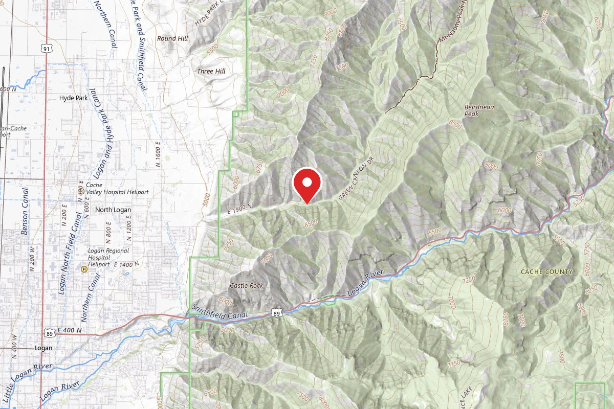 Dispersed Site near 41.7715, -111.7459