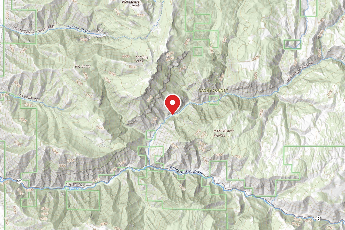 Dispersed Site near 41.6534, -111.6939