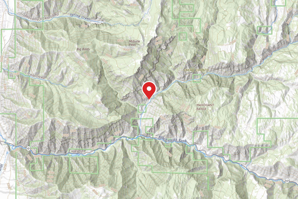 Dispersed Site near 41.6492, -111.7022
