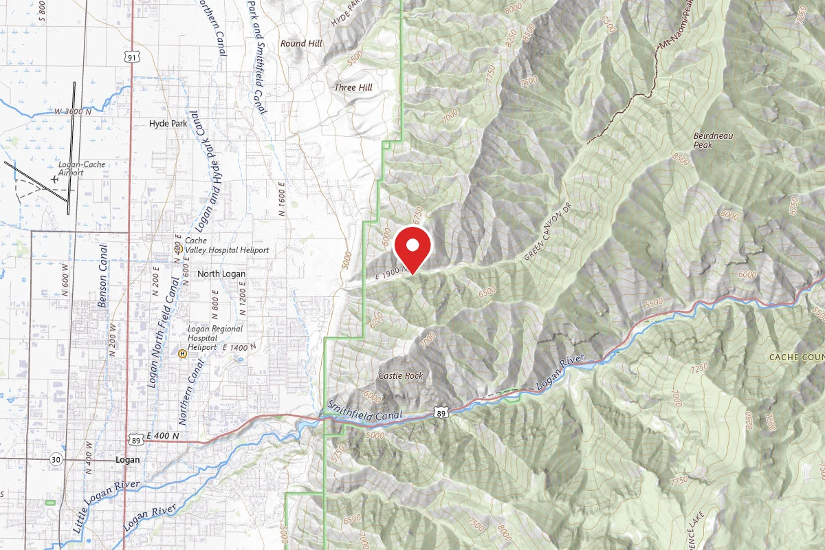 Dispersed Site near 41.7699, -111.7633